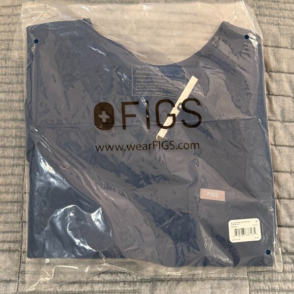 FIGS Deep Reef Limited Color - Catrina One-Pocket Scrub Top MEDIUM - Picture 3 of 3